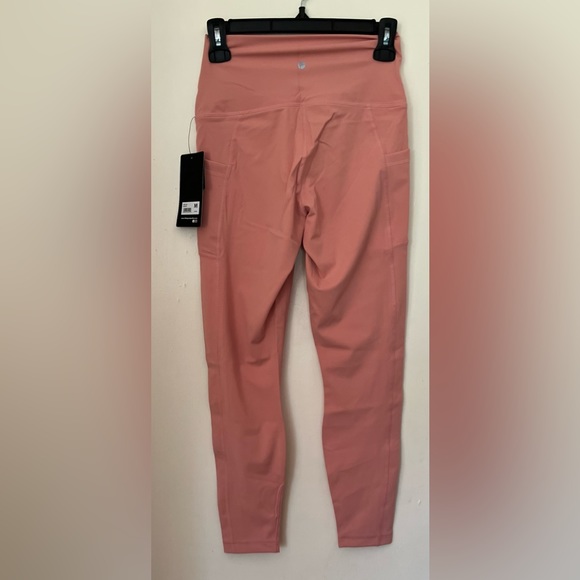 90 Degrees by Reflex High Rise Elastic Free Pocket Ankle Leggings - Picture 3 of 7